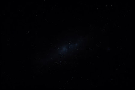 Generative AI : Clearly Milky Way Galaxy in the night sky Image contains noise and grain due to high ISO Image also contains soft focus and blur due to long exposure and wide apertの素材