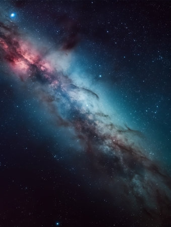 Generative AI : Detail from the Milky Wayの素材