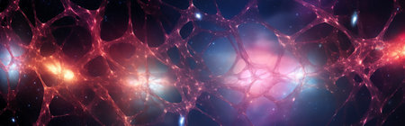 Generative AI : Cosmic Tarantula abstraction space background for design Deep Space with Cosmic Clouds Stars and Planets background panorama of dark outer space Elements of this imの素材
