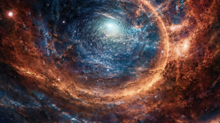 Generative AI : Detail from the Milky Wayの素材