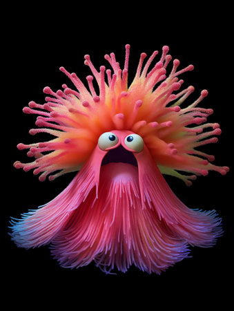 Generative AI : Galaxea Fascicularis Octopus coral Fluorescence grass coral Galaxy coralの素材