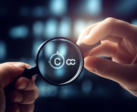 Generative AI : Looking at planet earth towards USA Concept seen through a magnifying glass with elements furnished by NASAの素材