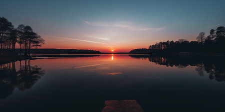 Generative AI : Long exposure of the beautiful sky over Lauttasaari archipelago in Finlandの素材