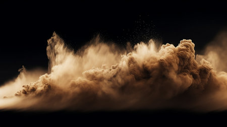 Generative AI : Sandstorm view from space Elements of this image furnished NASA High quality photoの素材