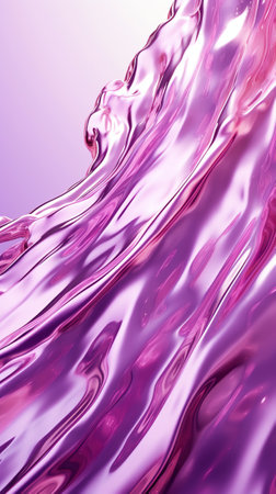 Generative AI : Abstract purple liquid background paint splash swirl pattern and water drops beauty gel and cosmetic texture contemporary magic art and science as luxury flatlay deの素材