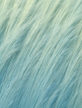 Generative AI : Beautiful abstract blue feather cloud as Texture of feather cloudy sky background with evening spring backdropの素材