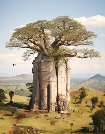 Generative AI : Baobab treeの素材