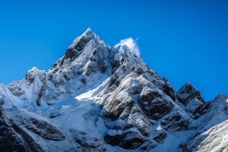 Generative AI : Midi DOssau Peak in Ossau Valley Pyrenees in Franceの素材