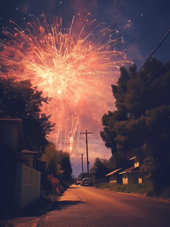 Generative AI : Fireworksの素材