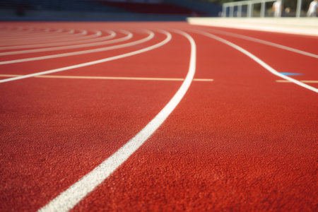 Generative AI : Road in sportの素材