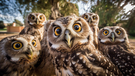 Generative AI : The Owl Clusterの素材