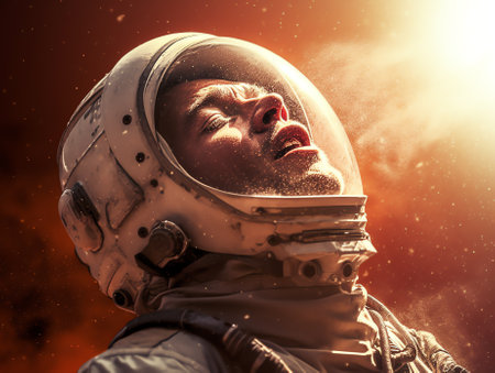 Generative AI : Space and some reaction photoの素材