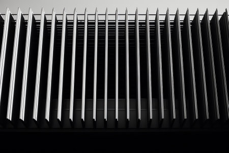 Generative AI : Minimalism in Urban Architecture Photography The Royal Danish Theatre Facade Detail in Copenhagen Denmarkの素材