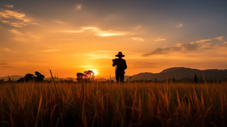 Generative AI : Sunrise skyBeautiful skyselect focus with shallow depth of fieldideal use for backgroundの素材