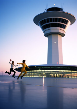 Generative AI : Landing Airplaneの素材