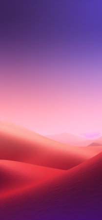 Generative AI : DuskRomantic Sunset Orange Sky twilight in the Evening with colorful purple sunlight and dark bluemajestic sky verticalの素材