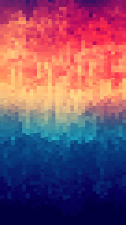 Generative AI : blurred sunset night sky background for summer season conceptの素材