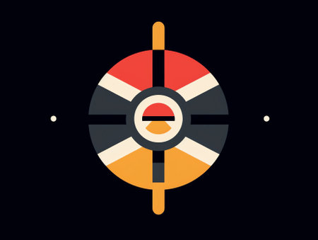 Generative AI : Flat Earth in space Symbol imageの素材