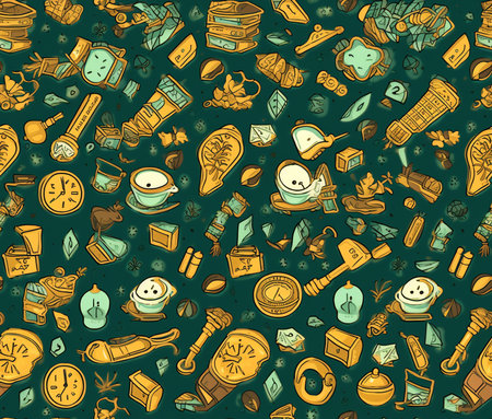 Generative AI : precious patternの素材