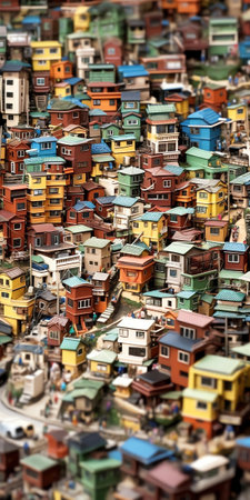 Generative AI : Gamcheon Culture VillageBusan South Koreaの素材
