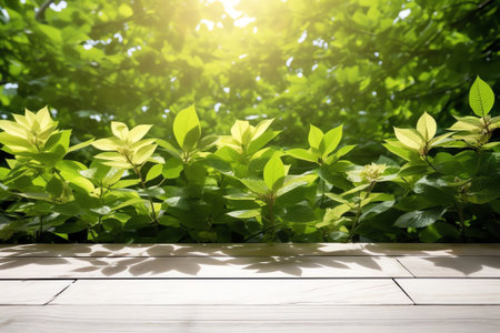 Generative AI : Spring green and light green nature background with fresh foliage and chestnut flowers in sunlight Branches of flowering chestnut scenic frame free space for textの素材