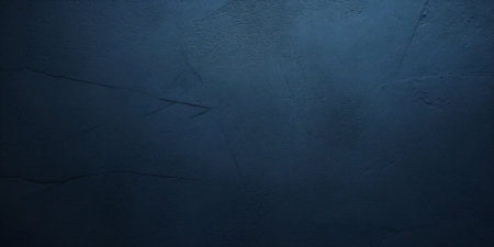 Generative AI : Background grain texture blue paint wall Beautiful abstract grunge decorative navy blue dark wallpaperの素材