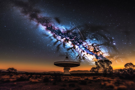 Generative AI : the Milky way Long exposure photographの素材