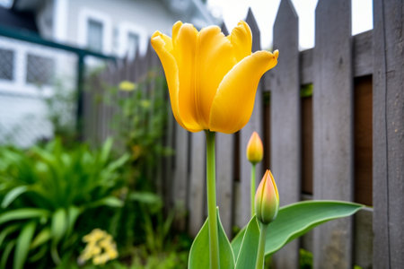 Generative AI : Tulip in Gardenの素材