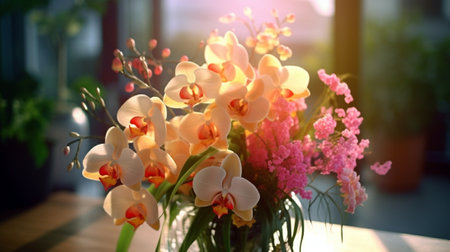 Generative AI : beautiful flowersの素材