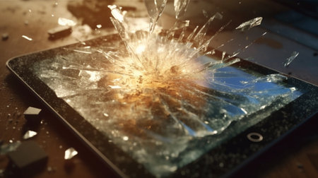 Generative AI : Tablet PC is brokenの素材