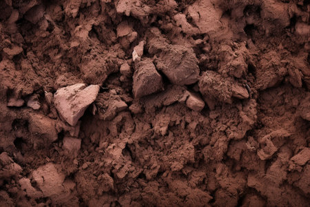 Generative AI : Reddish and blue clay soilの素材