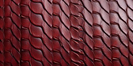 Generative AI : red dragon skin grungy leather background or textureの素材