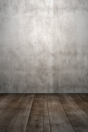 Generative AI : Concrete floor texture grunuge backgroundの素材