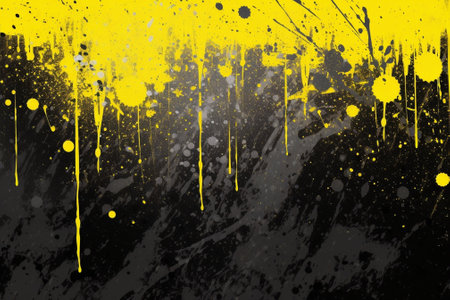 Generative AI : abstract dark yellowish backgroundの素材