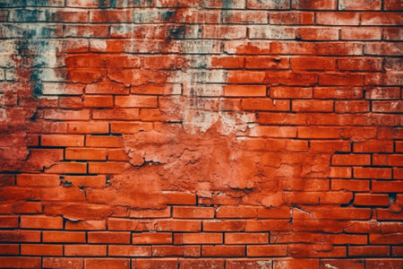 Generative AI : old red wallの素材