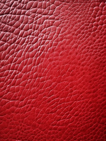 Generative AI : red dragon skin grungy leather background or textureの素材