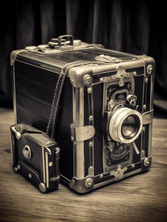 Generative AI : old photo cameraの素材