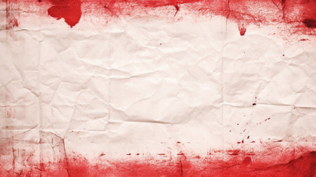 Generative AI : red grungy canvas draft backgroundの素材