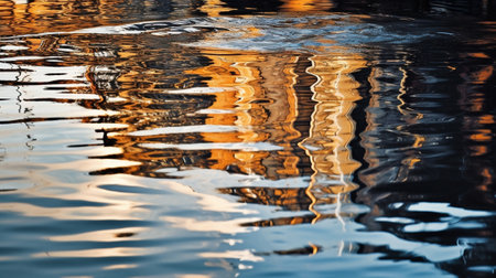 Generative AI : reflections on waterの素材