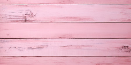 Generative AI : Pink painted distressed wooden backdrop grunge background or texture with brushstrokesの素材