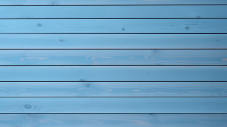 Generative AI : Light blue painted wooden planks wall backgroundの素材
