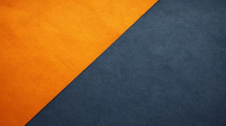 Generative AI : blue and orange canvas background or textureの素材