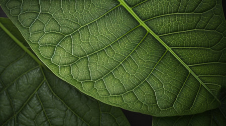 Generative AI : Bauhinia acuminata leaf textureの素材