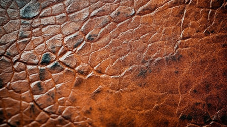 Generative AI : OLd brown macro close up textureの素材