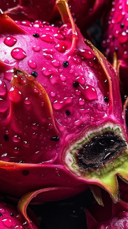 Generative AI : Dragon fruitの素材