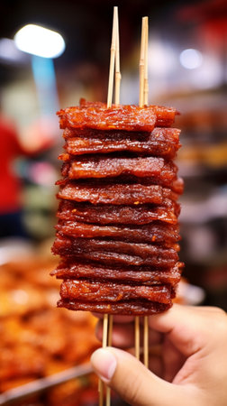 Generative AI : Dried sweet porkの素材