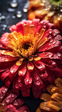 Generative AI : Zinnia petalsの素材
