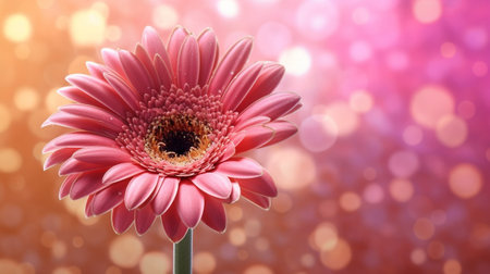 Generative AI : Pink gerbera flowerの素材