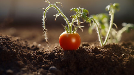 Generative AI : Tomato plantingの素材
