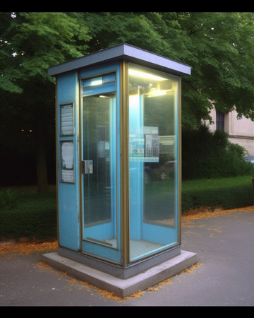 Generative AI : Telephone boothの素材